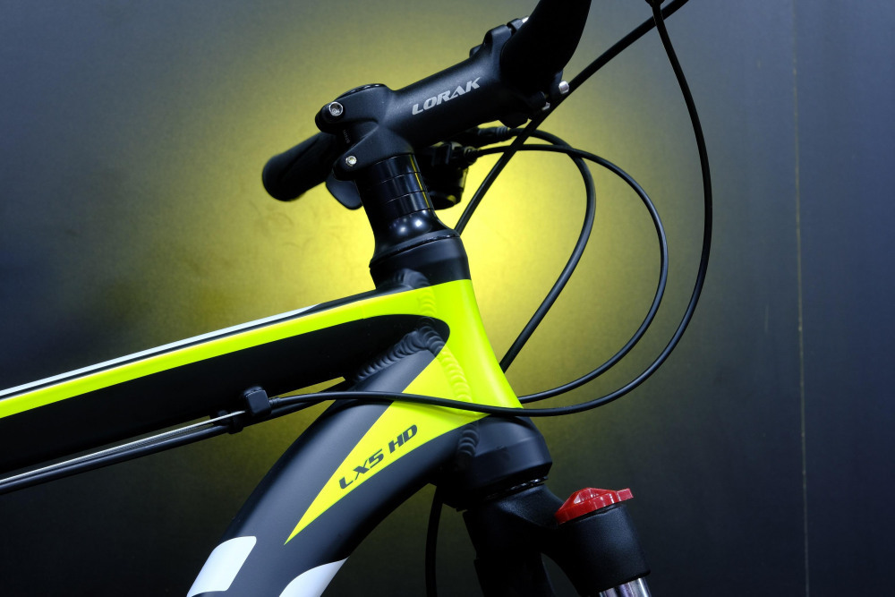 Lorak LX5 HD Матовый Чёрный/Жёлтый рама 19 (на рост 171-182)