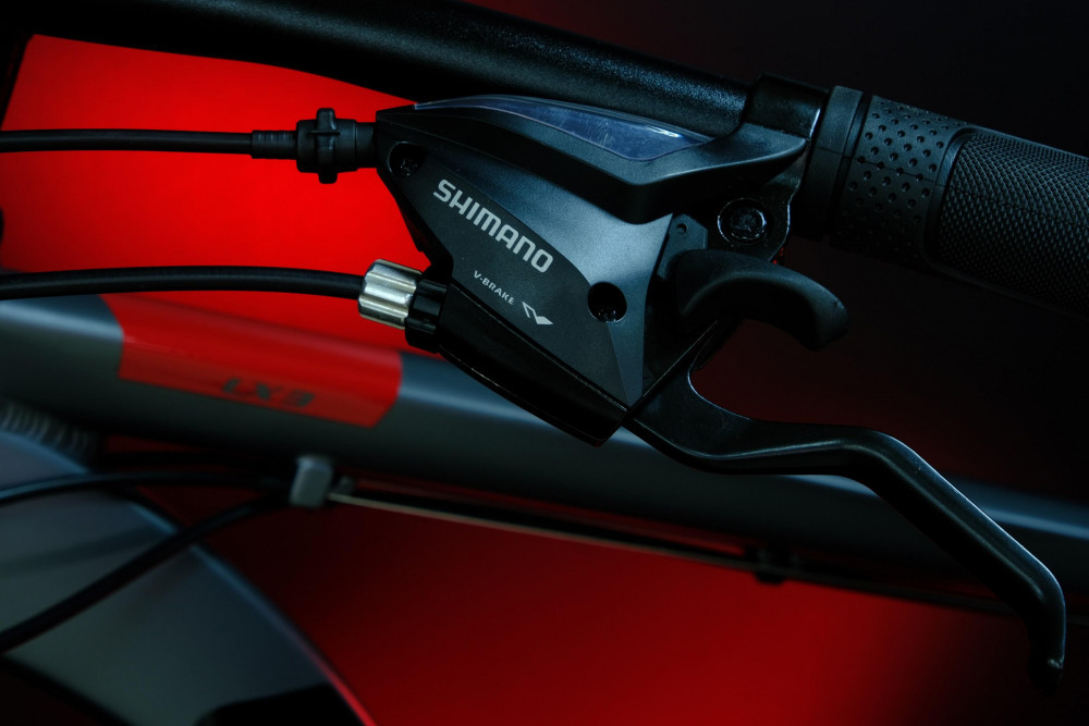 Lorak LX3 Матовый Серый/Красный рама 21 (на рост 183-190)