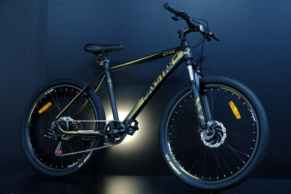 MAXSTAR 26" T900 Матовый Чёрно/Коричневый рама 19 (на рост 171-182)