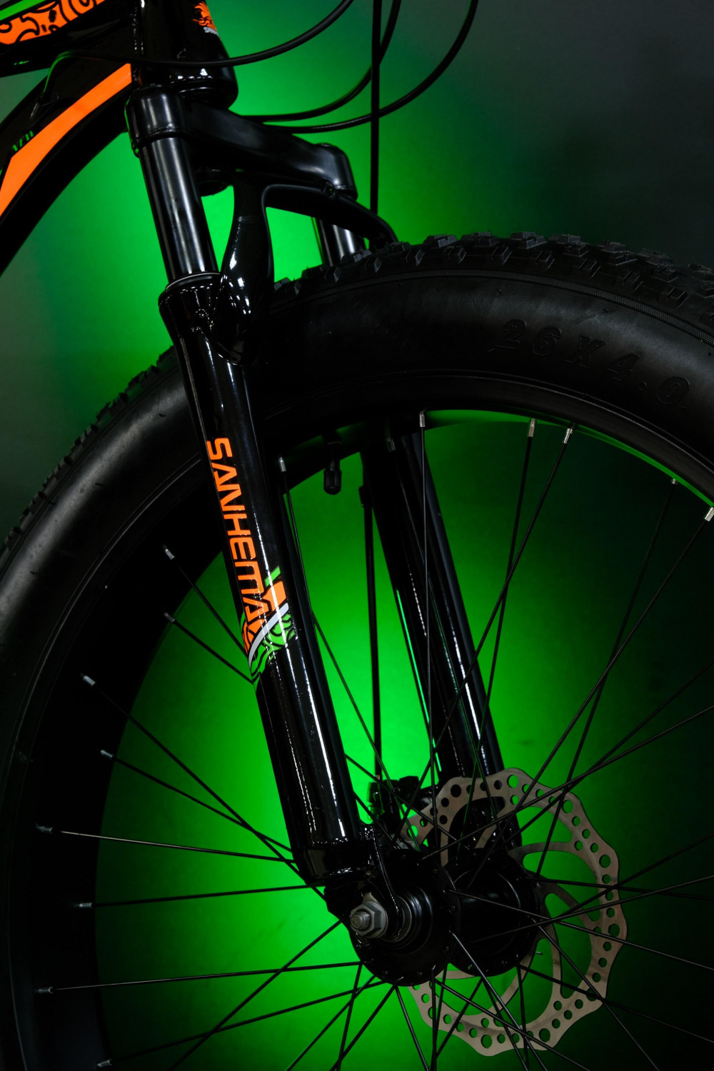 SANHEMA FAT 26 Чёрный/Оранжевый