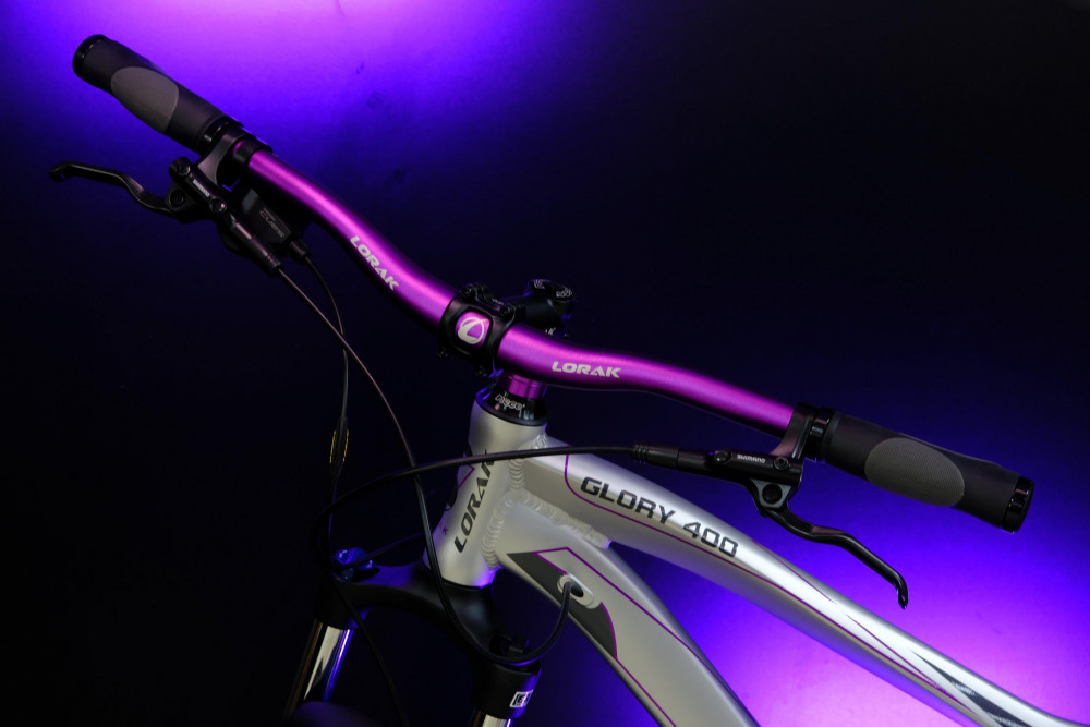 LORAK GLORY 400 9 sp Матовый Серебристый/Фиолетовый 15р (на рост 141-160)